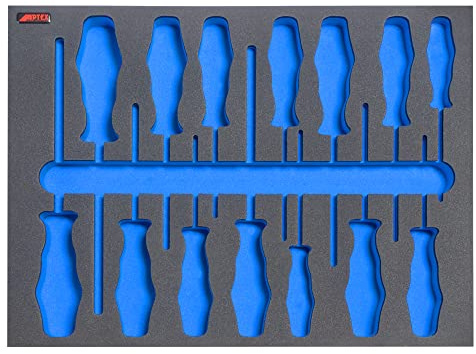 APTEX Schaumeinlage passend für Wera Schraubendreher Set Big Pack 300 Kraftform 14 teilig 300x400x35mm