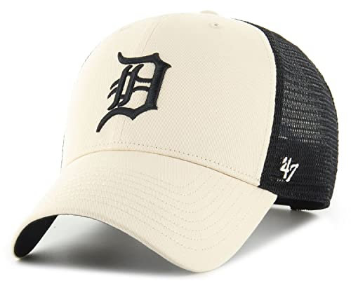 '47 Brand Mesh Trucker Cap - BALLPARL Detroit Tigers Natural