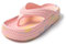 JOMIX Dusch & Badeschuhe Badelatschen Leicht Plateau Zehentrenner Damen Bequeme Badelatschen Sommer Strand Schwimmen (Rosa, 38 EU, SD9286)