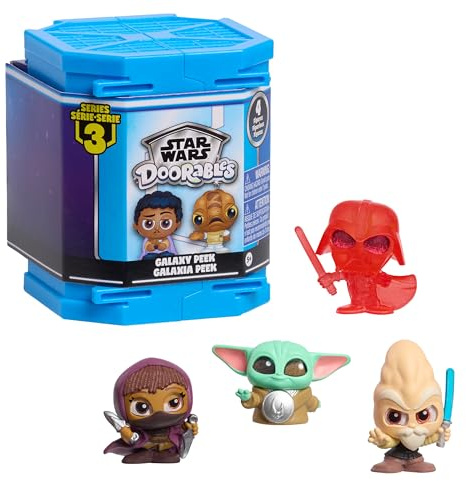 Just Play Star WARSTM Doorables Galaxy Peek Series 3, 1,5 tums figurer, överraskning samlarobjektfigurer, barnleksaker för åldrarna 5 år uppåt