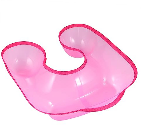 Beaupretty Perm Medizin Sinken Nackenschale Für Haarfarbe Wasserschale Zum Färben Von Haaren Haare Waschen Hals Wasserschale Für Haare Shampoo Für Haarfarbe Haarshampoo-schale Plastik Rosa