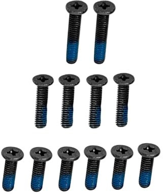 Gintai 12pcs Screw Set for Asus TUF Gaming FA707 FX707 Laptop Case Base Bracket Computer Background Background Replacement Screws for PC