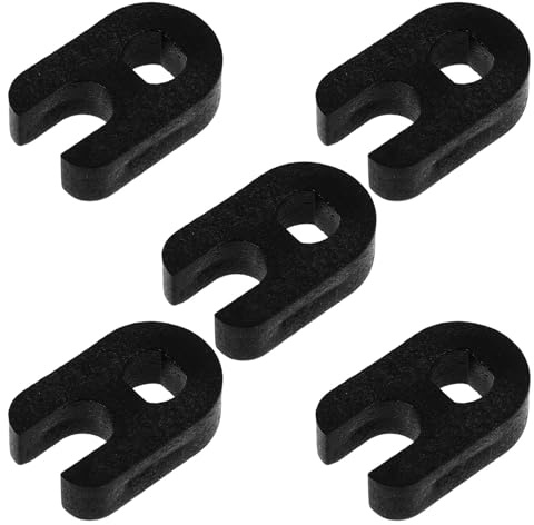 KALLORY French Valve Core Removal Tool and Replacement for Bike Repair 5pcs Plastic A-type Valve Stem Wrench in Road and Folding Bikes