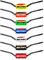 Guidon Moto Cross SCAR O² 28mm (1 1/8”) sans barre - Villopoto Stewart Style - Mousse noire