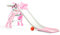 ATAA Toboggan Petit Chat - Rose - Toboggan pour Jardins, Parcs et intérieurs- Balançoire et Jouets pour Jardins idéales pour Filles et garçons