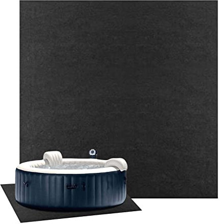 Dubbulon Swimming Pool Mat, Matte, Bodenpolster Saugfähig, Schwimmbad-Bodenschutz, Bodenschutz, Pool-Auskleidung Für Oberirdische Schwimmbäder,Spa-Pool-Zubehör