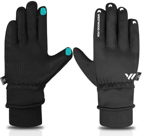 WESTWOOD FOX wasserdichte Winterhandschuhe für Männer und Frauen kältefeste Touchscreen-Skihandschuhe atmungsaktive warme Thermohandschuhe zum Radfahren Laufen Snowboarden Wandern und