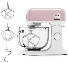 KENWOOD KMX754PP robot pasticceria multifunzione - - Motore professionale 1000W - 2 uscite per accessori - Ciotola in vetro da 5