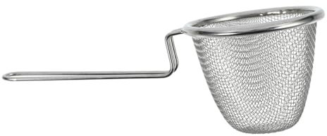 CHICAMPERA Colapasta Caldo Filtro Drenante Colino Con Ciotola Setaccio a Maglia Fine Drenare Colapasta Da Cucina Setaccio Bene Vagliare Colapasta Casalingo Silver Acciaio Inossidabile