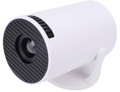 Garsent Miniprojektor med WiF, Stöd för 4K 1080P Bärbar Projektor, 50 ANSI, 240° Roterbar, Automatisk Keystone-korrigering, 15 - 80 Skärmvideoprojektor