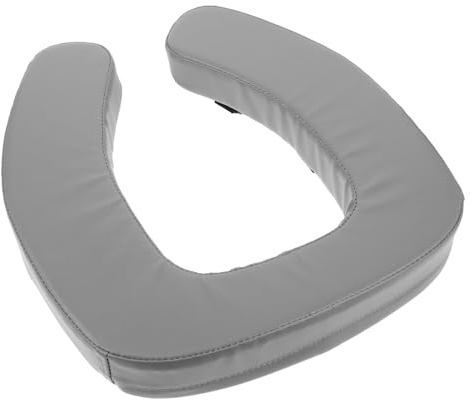 TEHAUX Elevador Wc Adulto Cojín Asiento Baño Acolchado de Esponja y Pu, Diseño para Aumentar Altura en Baño, Adecuado para Personas Mayores Discapacidad