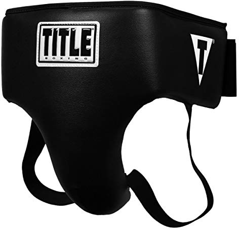 Title Boxing Deluxe Groin Protector Plus 2.0, Black, Large