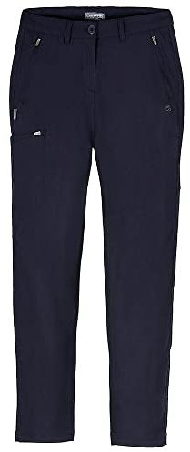 Craghoppers Womens Expert Kiwi Pro Stretch Trousers, Dark Navy, Size 16