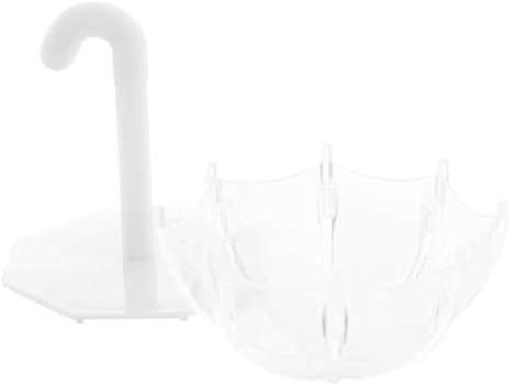 Boîte à Bonbons, Porte-bonbons Parapluie Boîte à Bonbons Innovante en Forme de Parapluie Sac à Bonbons Boîte-cadeau pour Mariage Fête Prénatale Emballage Artisanat(Blanc)