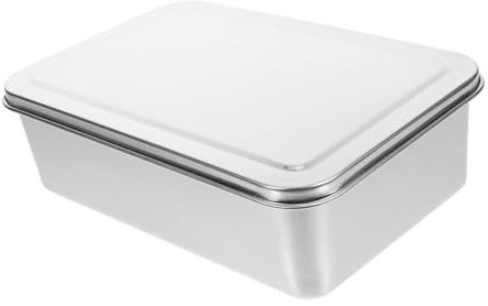 LIFKOME Teglia Da Forno Con Coperchio Rettangolare Antiaderente Robusta Per Cuocere Cucinare E Cene in Famiglia