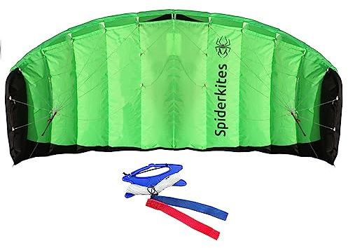 Spiderkites 10018 Drachen, grün, 135 x 55 cm