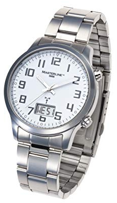 Masterline 1966 Funk-Uhr Analog-Digital mit Edelstahl Armband ML06228010