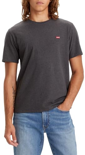 Levi's Ss Original Housemark Tee T-Shirt Homme, Dark Charcoal Heather Dkr, M
