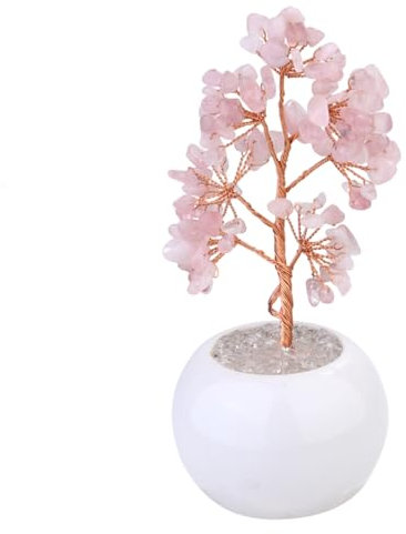 Zerodeko Bürodekoration Geschenke chinesische Dekorationen Bonsai-Geldbaum reichtum Baum Anlage Ornament Wohnkultur handwerkliche Dekorationen Kristallbaum Pflanze Kunsthandwerk schmücken