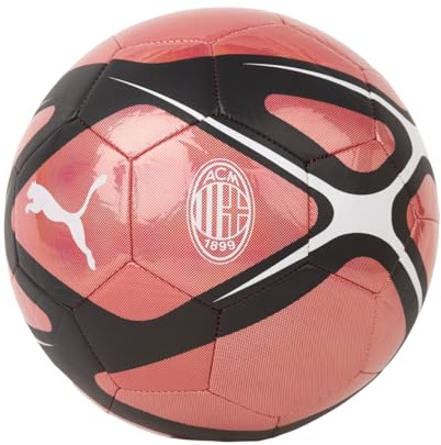PUMA Pallone da Calcio AC Milan Culture 5, for all Time Red White
