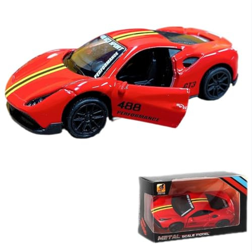 ASQzhuLIWing 1:43 Lamborghini Model, Flawed Toy, Zinc Alloy Pull-back Car, Suitable Gift for Teens, Fast & Furious (Random Model)