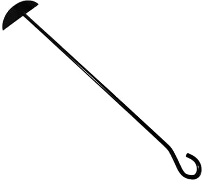 Charcoal Fireplace Rake - 6.69 Inch Fireplace Rake, Robust Shovel Grill Accessories, Charcoal Rake Cleaning Tools for Grill, Charcoal Shovel for Oven Oven, Outdoor Grill, Wood Burner, Grill