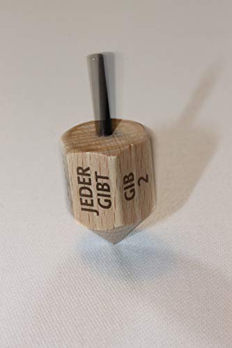 Erzgebirgische Holzspielwaren Ebert GmbH Kreisel Nimm-Gib-Spiel BxHxT 9,5x6x2cm NEU für Holzkreisel Brummkreisel