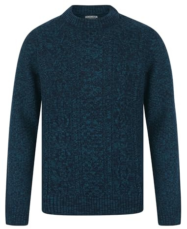 Maglione lavorato a maglia grossa in lana Kensington Eastside da uomo Goldstein a girocollo, XXL