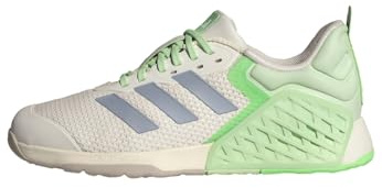 adidas Women's Dropset 3 Training Shoes, Halo Silver/Semi Green Spark/Lime Burst, 13.5 Wide