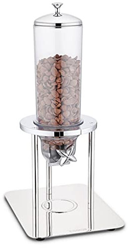 WOTZOV Dispensador automático de Dulces de Acero Inoxidable, autoservicio, rellenable, para Frutos Secos, legumbres, Dulces, bocadillos, Mantiene los Alimentos Secos perfectamen