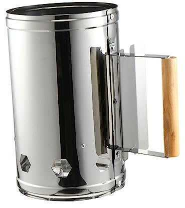 TOGEVAL Bbq Fire Bucket Construction Fast Fire Chimney Starter for Bbq Barbecue Starter Camping Cooking Accessory