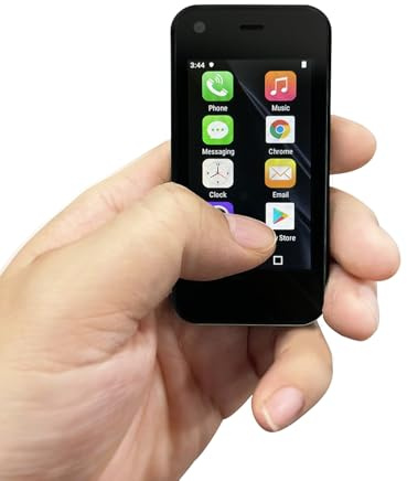 YOHOPE 3G Mini móvil, Smartphone para niños, Android 9.0 Procesador de Cuatro núcleos, 2 GB de RAM, 16 GB de ROM, 5,0 MP, móvil económico sin Contrato (Negro)