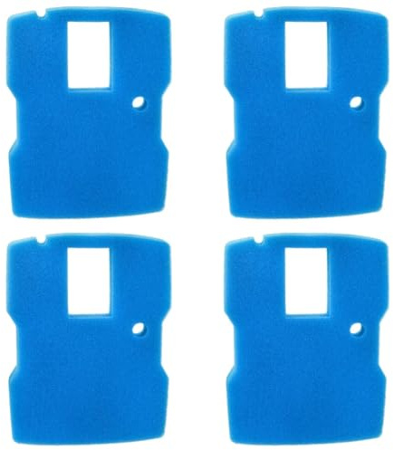 Ounfhtrttk 4 Almohadillas Filtrantes para Estanque, Repuesto de Filtro de Esponja para Fuente, Filtro CUF-6000, 660 GPH, para Bomba de Fuente.