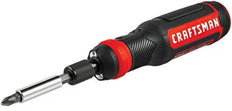 CRAFTSMAN Cordless Screwdriver, 4V, 8-Piece Set (CMHT66718B6)