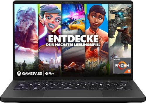 Asus ROG Zephyrus G14 Gaming Laptop | Pantalla IPS mate 14.0 2K 120Hz | AMD Ryzen 9-6900HS | 16GB RAM | 1TB SSD | AMD RX 6800S | Windows 11 | Teclado QWERTZ | Eclipse Grey