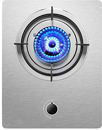 IBOWZ Encimera de Gas encimera de Gas Placa de Gas integrada, quemadores Individuales para cocinar, Placa de Cocina de Acero Inoxidable Cocina de Mesa, para Calentar, cocinar, hervir, freír, hervi