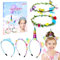 Cadeau Fille Jouet Enfant Serre Tete Idee Cadeau NoëL, Licorne Cadeau Anniversaire Jouet Fille 6-10 Ans Accessoire Cheveux Calendrier De L'Avent Jeux Loisir Creatif Bricolage Enfant Fabrication Bijoux