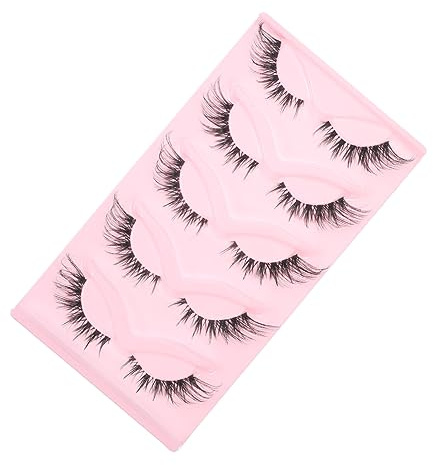 ARTSEWPLY 5 Cils Artificiels Faux Cils Naturels pour Maquillage et Événements Spéciaux Élévation et Confort pour Sorties et Célébrations