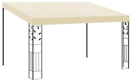 Kaorsrow - Cenador de acero y poliéster de 4 x 3 x 2,5 m, cenador de jardín, terraza, césped, familia, camping, barbacoa