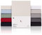 Blumtal® Premium Topper Spannbettlaken 180x200 cm Jersey - Oeko-TEX zertifiziertes Spannbettlaken Topper 180x200 Baumwolle - Spannbettlaken 180x200cm Topper/Bettlaken Topper 180x200 - Elfenbein