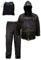 Susy Shop Regenanzug, wasserdicht, für Motorrad, Roller, Fahrrad, winddicht, mit Kapuze in verschiedenen Größen, Schwarz , XL