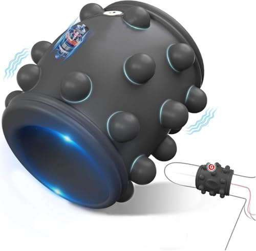Vibrating Cock Ring Male Sex Toys Men Penis Ring Adult Toys with 10 Vibration Modes for Longer Erection Couples Sex Toy Penis Sleeve Adjustable Cockringvirbator Silicone Sex Toyscouples for Couples