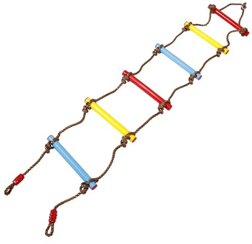 Sosoport Échelle d'escalade pour Garçon Et Filles en Plastique Réglable 1,5 m Accessoires pour L'extérieur Et L'intérieur Encourage