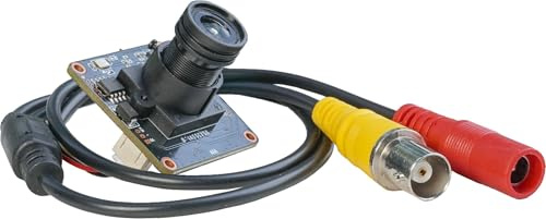 Intern mini analog CCTV-kamera 2,8 mm fast linskort säkerhetskamera 1 000 TVL CMOS-chip med IR-filter ingen infraröd funktion rörelsedetektiv