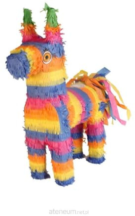 Amscan 9903138 - Jeu de fête Pinata Donkey Kids - 28,6 x 54,5 x 13 cm, Marron