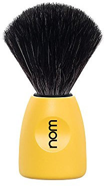 Nom Shaving Brushes =Brocha De Afeitar Nom Fibra Tejón Negro Serie Lasse, Amarillo, Estándar