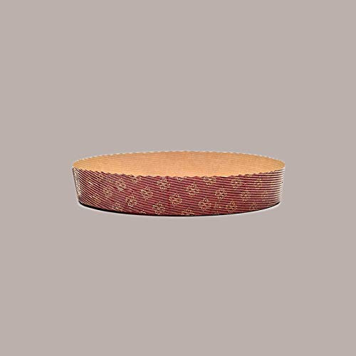 Lucgel Stampo Forma Cottura Teglie Usa e Getta Carta Forno per Dolci e Torte Tortina Dm18H3,5 cm - 20 pezzi -
