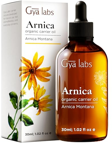 Gya Labs Arnica Oil - 1 Fl Oz - Carrier Oil for Hair, Skin, Face, Scalp & Body Massage