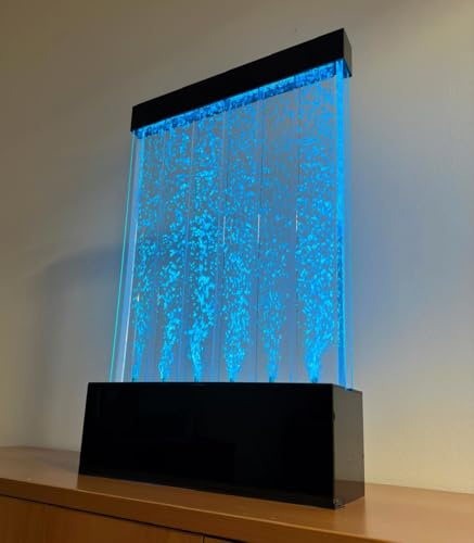 Muro Di Bolle Parete di Plexiglass Con Led Fontana Da Interno Design Colorata Arredo Casa