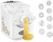 Macchina per pasta elettrica completamente automatica, macchina per spaghetti con 9 griglie e 1 set di gnocchi, colore: bianco